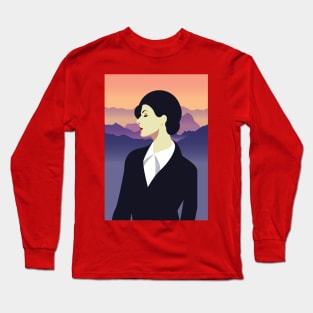 Retro Girl  02 Long Sleeve T-Shirt